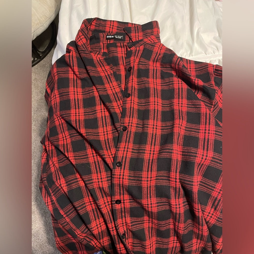 Size XL Shein Plaid Flannel